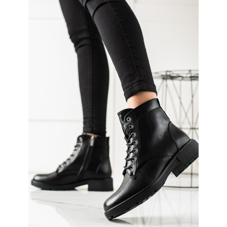 W. Potocki Svarta Trappers gjorda av Eco Potocki-läder 1