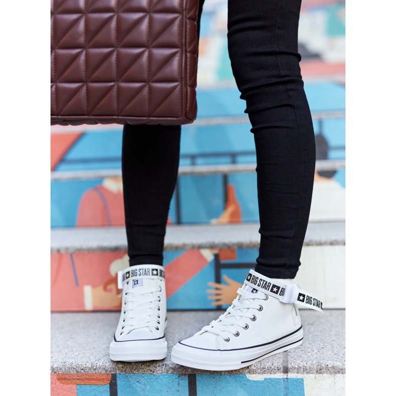 Högisolerade sneakers Big Star GG274027 Vit 1