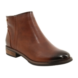 M.Daszyński Brown Booties Chelsea boots SA62-2 brun 1