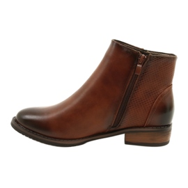 M.Daszyński Brown Booties Chelsea boots SA62-2 brun 2