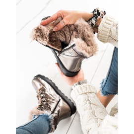 W. Potocki Varma Potocki snöstövlar brun 1