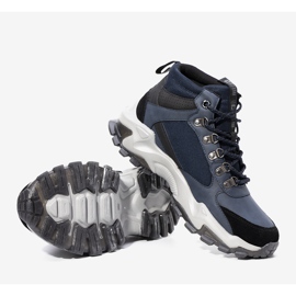 Maclovio marinblå Big Star sneakers för män 1