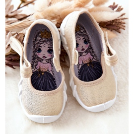 BEFADO S.A. Inblu Shiny 109P224 Guld Ballerina Tofflor 1