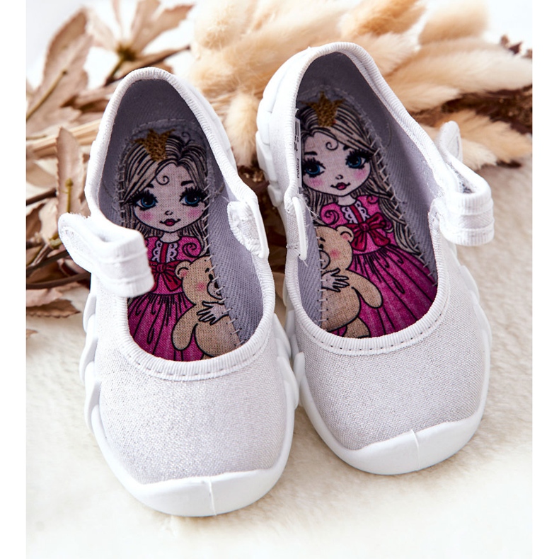 BEFADO S.A. Inblu Shiny Slippers 109P222 Silver 1