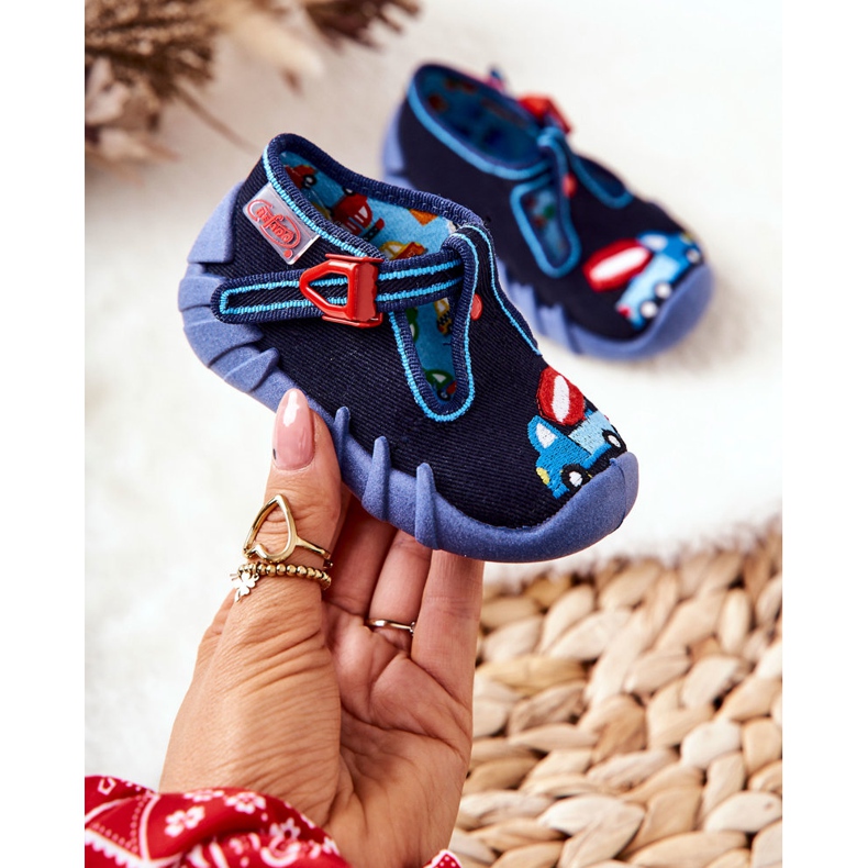 BEFADO S.A. Tofflor Inblu Betongblandare 110P385 Marinblå Skor 2