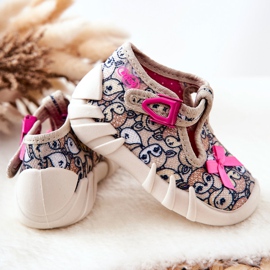 BEFADO S.A. Tofflor Inblu Rådjur med rosett 110P437 Beige brun 2