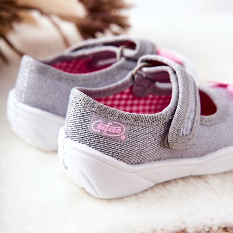 BEFADO S.A. Tofflor Inblu Rabbit 209P033 Grå 1