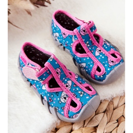 BEFADO S.A. Tofflor Inblu Med kardborreband 190P100 Blå-Rosa 1