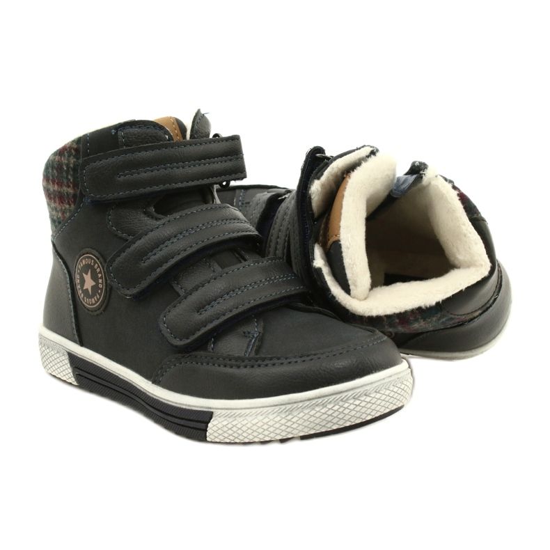 American Club Höga sportskor med päls American GC19 / 21 Marinblå 6