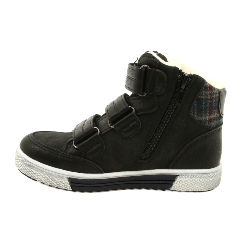 American Club Höga Sportskor Med Päls American GC19 / 21 Svart 2