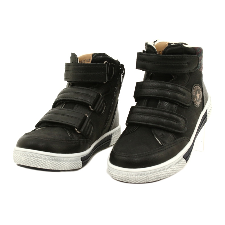 American Club Höga Sportskor Med Päls American GC19 / 21 Svart 3