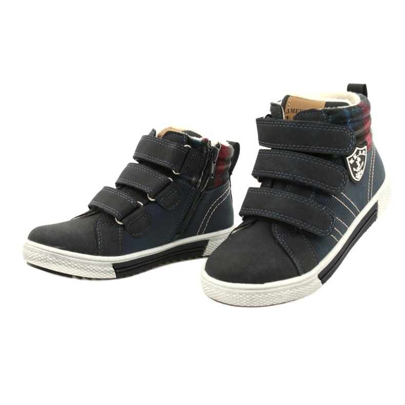 Sportskor isolerade med päls American Club GC24 / 21 Marinblå 3