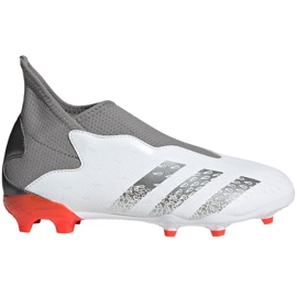 Adidas Predator Freak.3 Ll Fg Jr FY6297 fotbollsskor mångfärgad vit 1