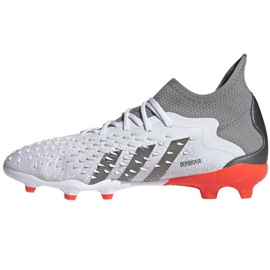 Adidas Predator Freak.1 Fg Jr FY6260 fotbollsskor mångfärgad vit 1