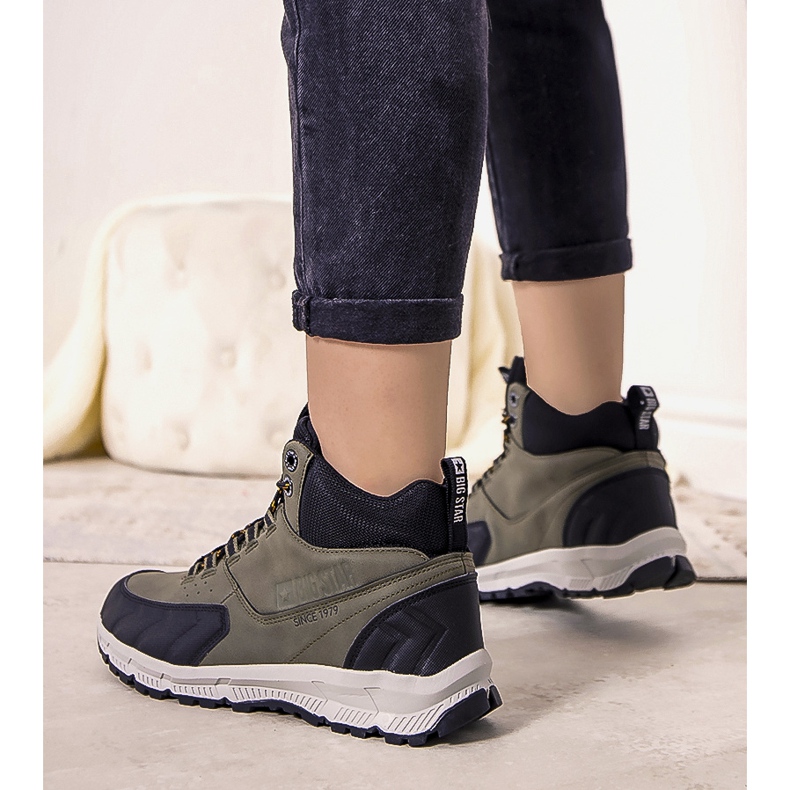 Gröna vandringsskor Big Star Ivanna svart 1