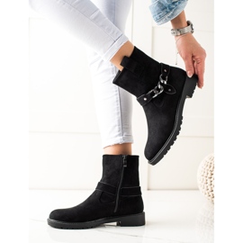 Klassiska mocka arbetare svart 1