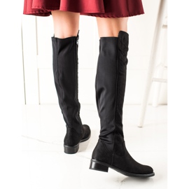 Lovery Bekväma mockastövlar svart 1