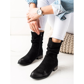 Evento Cowboystövlar i mocka svart 1