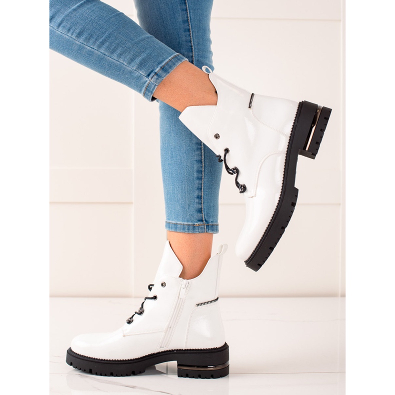 Fashionabla snörjare av Sergio Leone vit 1