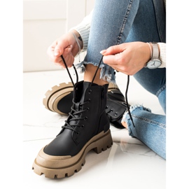 Seastar Fashionabla isolerade vandringskängor svart 1