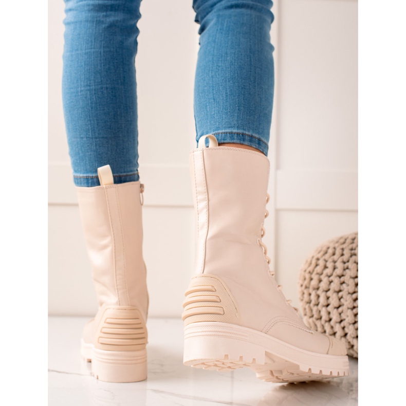 Seastar Höga snörfångare beige 1