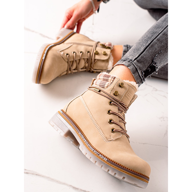 Goodin Isolerade fällare gjorda av ekologiskt läder beige 1