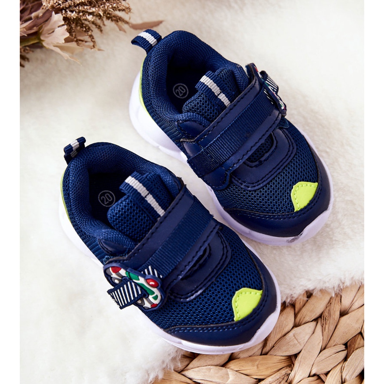 BEFADO S.A. Sportskor för barn med kardborre Befado 516P094 Marinblå 1