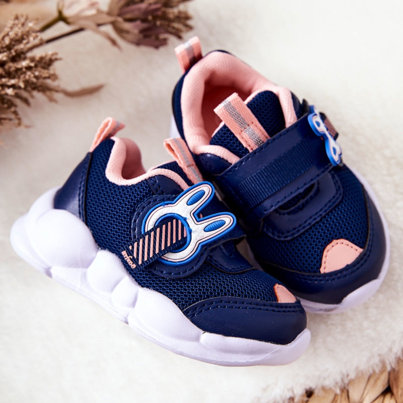 BEFADO S.A. Sportskor för barn med kardborre Befado 516P090 Marinblå-rosa 2