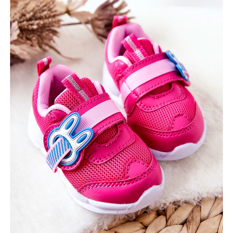 BEFADO S.A. Sportskor för barn med kardborre Befado 516P089 Rosa 1