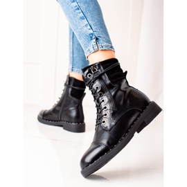 Super Mode Svarta Klassiska Trappers 1