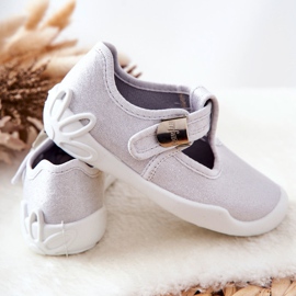 BEFADO S.A. Ballerinatofflor Befado Shiny 115X001 Silver 2