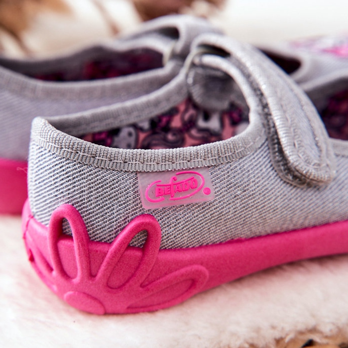 BEFADO S.A. Tofflor Befado Unicorns 114X464 Grå-Rosa 2