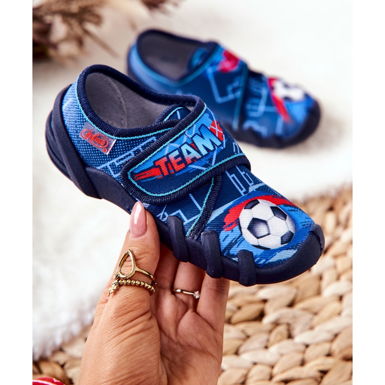 BEFADO S.A. Tofflor Befado Blå kardborreband 273X321 2