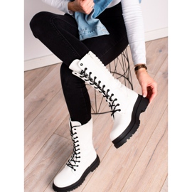 Seastar Vita ekologiska läderstövlar 2