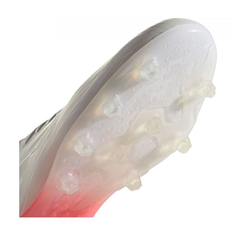 Adidas X Speedflow.1 Ag M FY3265 fotbollsskor grå, vit, röd vit 2