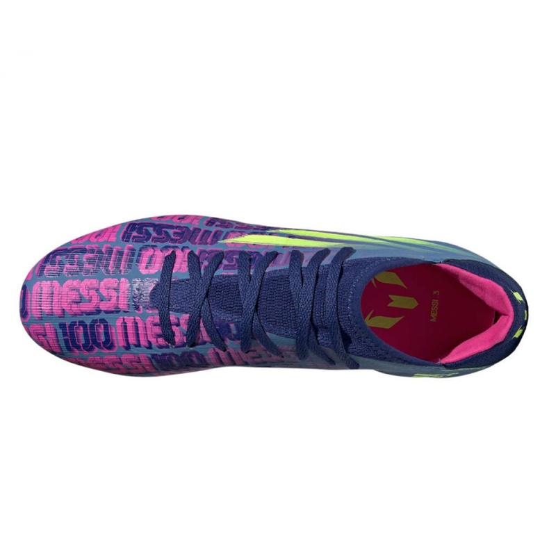 Adidas X Speedflow Messi.3 Fg M FY6888 fotbollsskor marinblå, lila, blå, flerfärgad blå 2