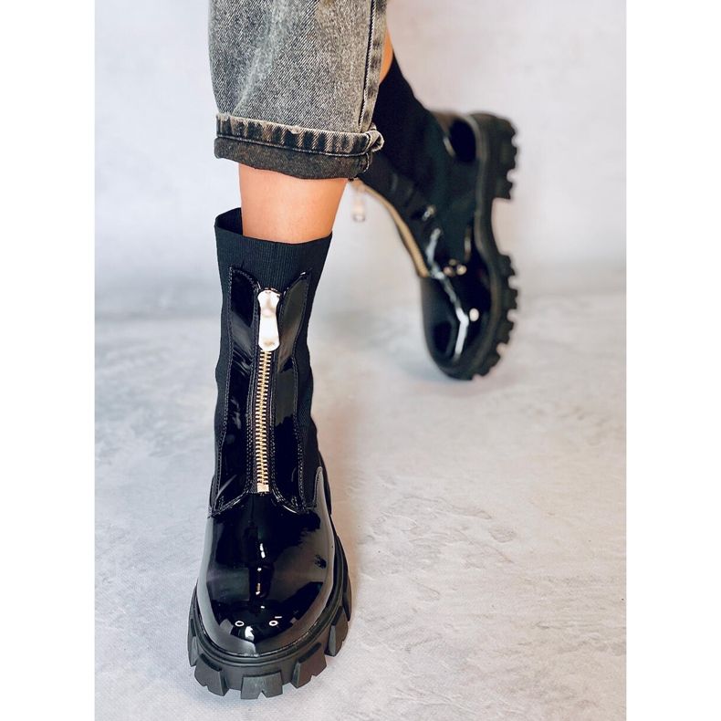 Texas Black sock övre arbetare svart 1