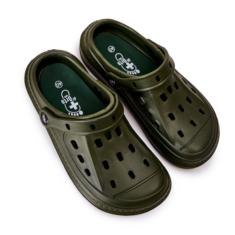 BEFADO S.A. Herrtofflor Kroks Befado 154M004 Khaki grön 1