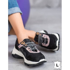 Goodin Bekväma lädersneakers svart 2