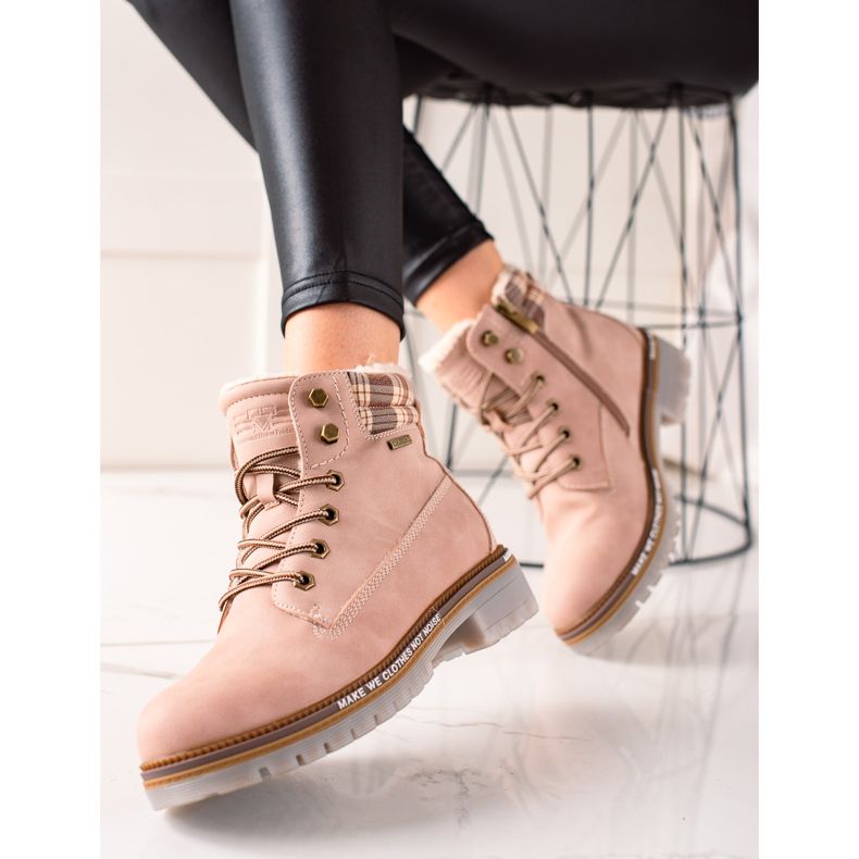 Goodin Isolerade fällare gjorda av ekologiskt läder rosa 1