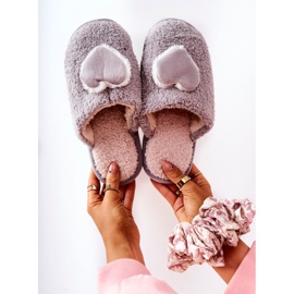 Grå Heartbeat-tofflor dam 1