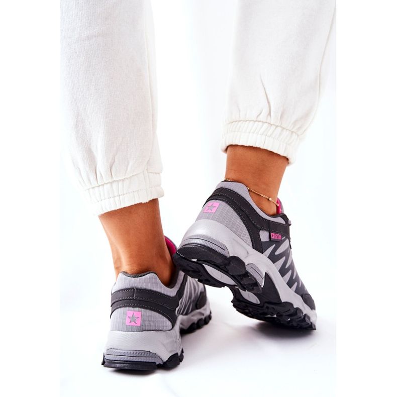 Sportskor Memory Foam Big Star GG274499 Grå rosa 1