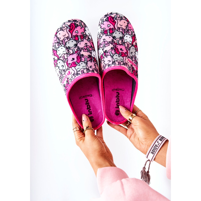 Inblu Tofflor Befado Unicorns 155D201 Rosa 1