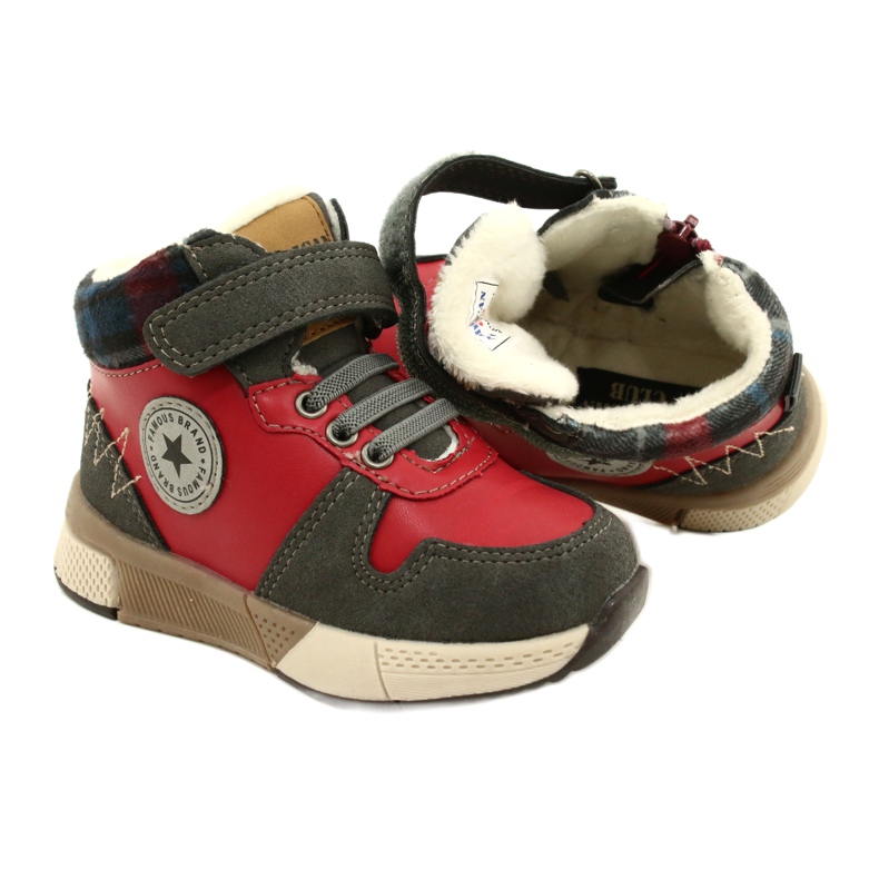 Pojkarnas pojkar med pälsen från American Club GC27 Red röd 5