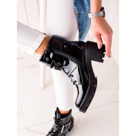 Evento Lackade Arbetare På Höga Klackar svart 1