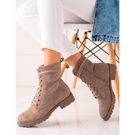 Bestelle Mocka Trappers beige 1