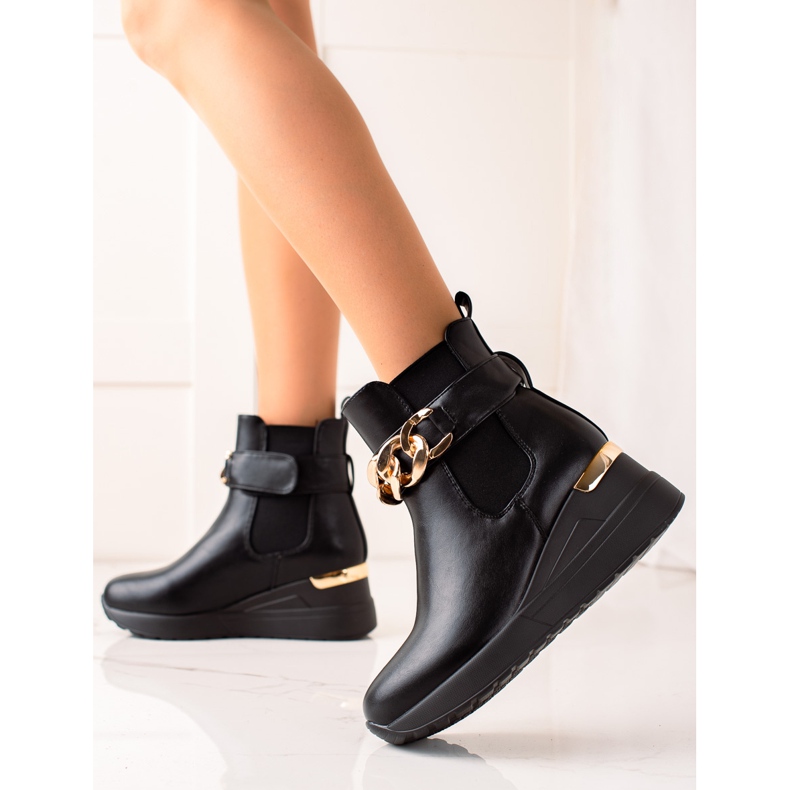 Groto Gogo Trendiga kilkängor svart 1