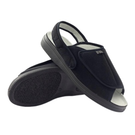 Dr.Orto Befado svarta sandaler för män 3