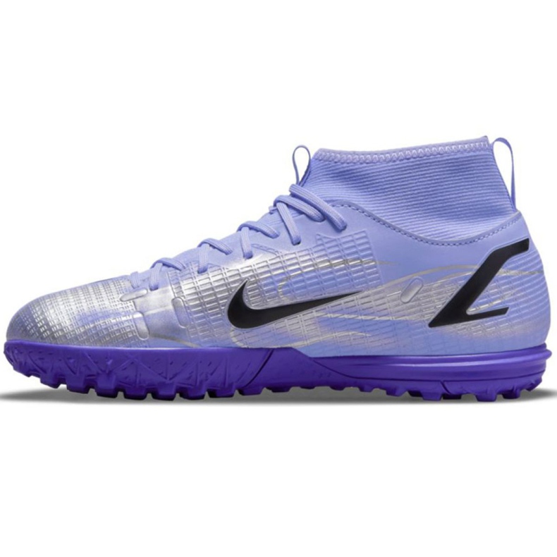 Nike Mercurial Superfly 8 Academy Km Tf Jr DB0935 506 fotbollsskor mångfärgad purpur 1