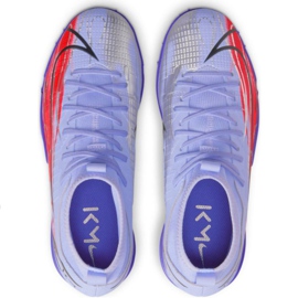 Nike Mercurial Superfly 8 Academy Km Tf Jr DB0935 506 fotbollsskor mångfärgad violett 2